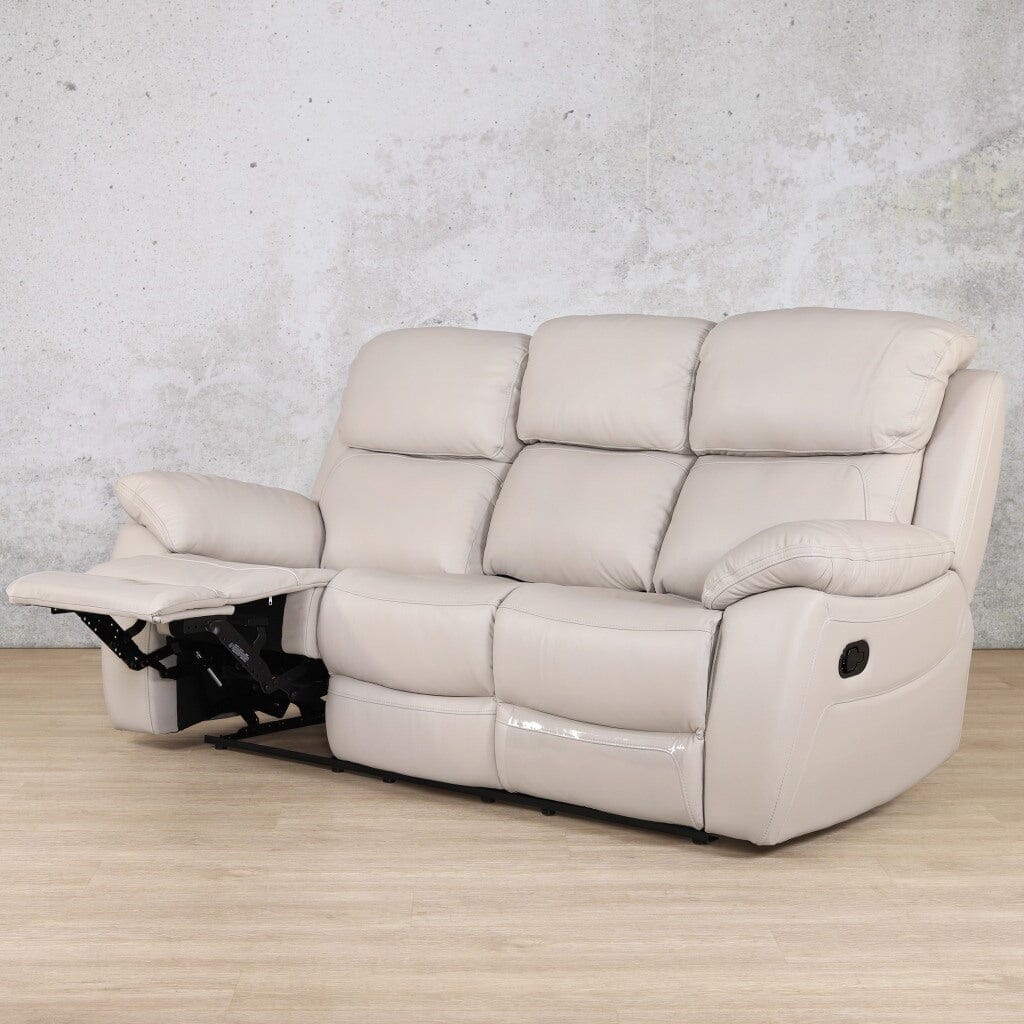 Capri 3 Seater Leather Recliner Leather Recliner Leather Gallery Grey