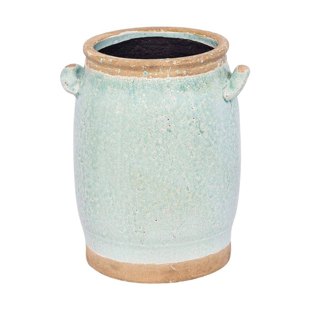 Capri Ceramic Vase Vase Leather Gallery 