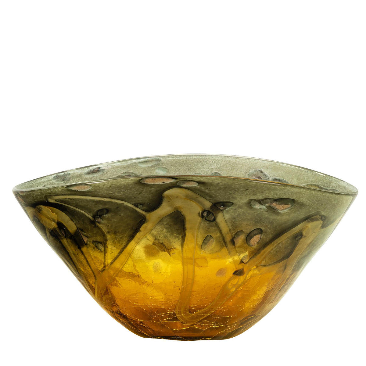 Cascase Glass Bowl | Shop Leather Gallery Bowl 