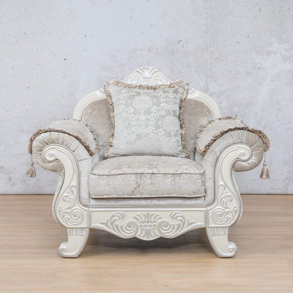 Chanelle 1 Seater Fabric Sofa Fabric Sofa Leather Gallery Grey 