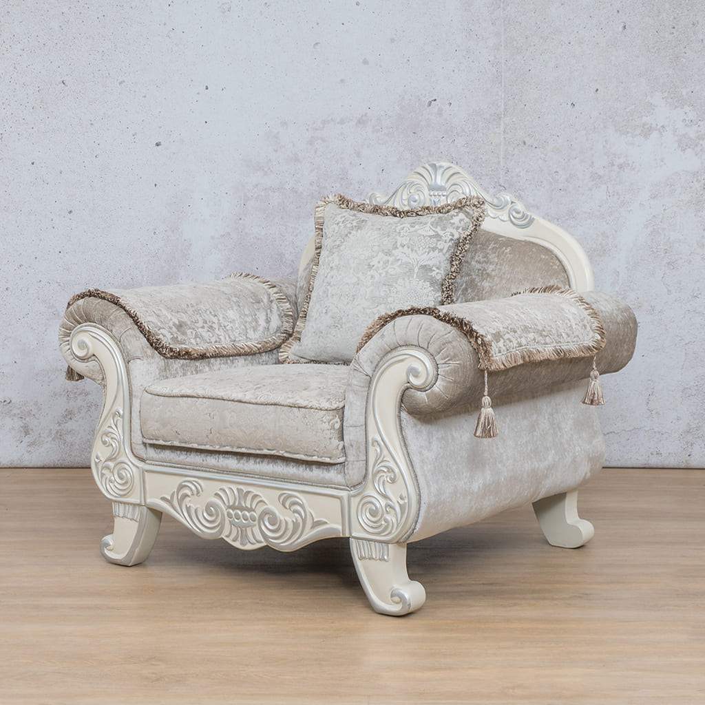 Chanelle 1 Seater Fabric Sofa Fabric Sofa Leather Gallery Grey