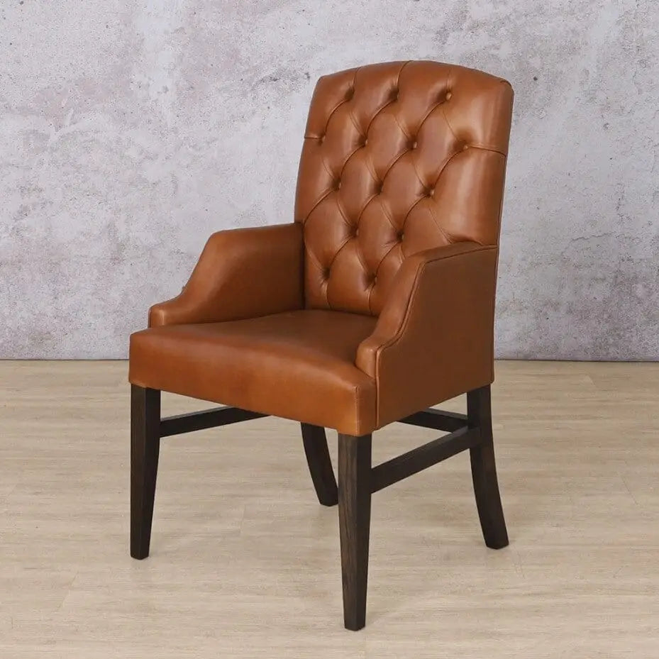 Charles Carver Dining Chair - Czar pecan - Dining Chair