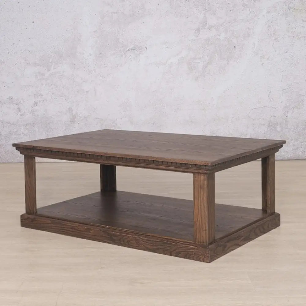 Charleston Coffee Table - 1200 - Antique Dark Oak - Antique Dark Oak - Coffee Table