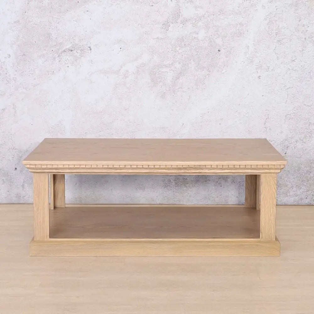 Charleston Coffee Table - 1200 - Antique Natural Oak - Antique Natural Oak - Coffee Table