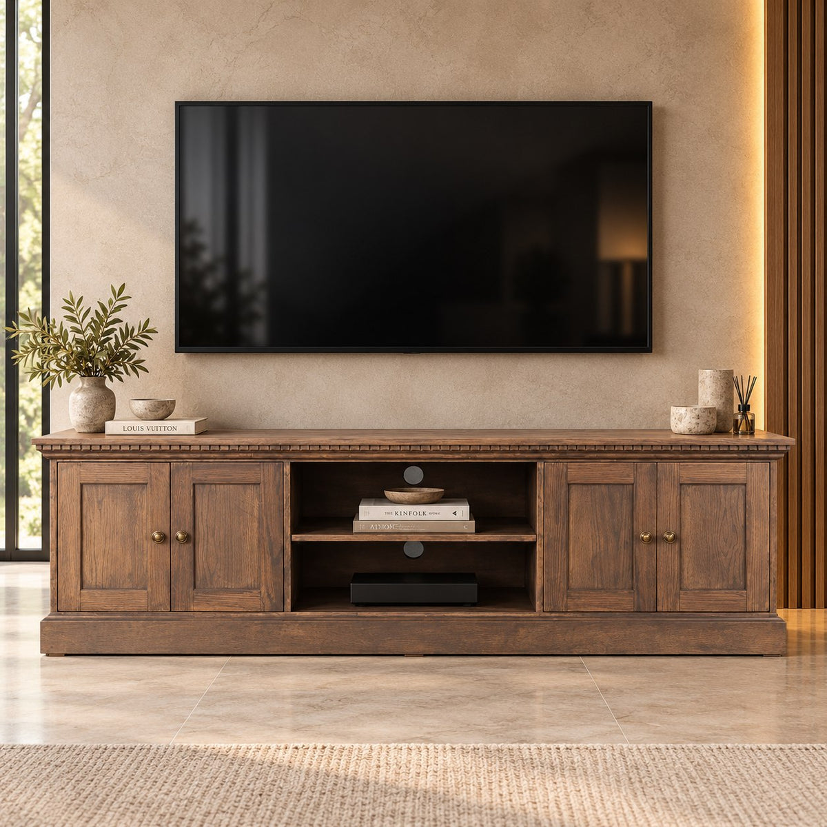 Charleston Plasma Unit - 1900 - Plasma Unit - Antique Dark Oak