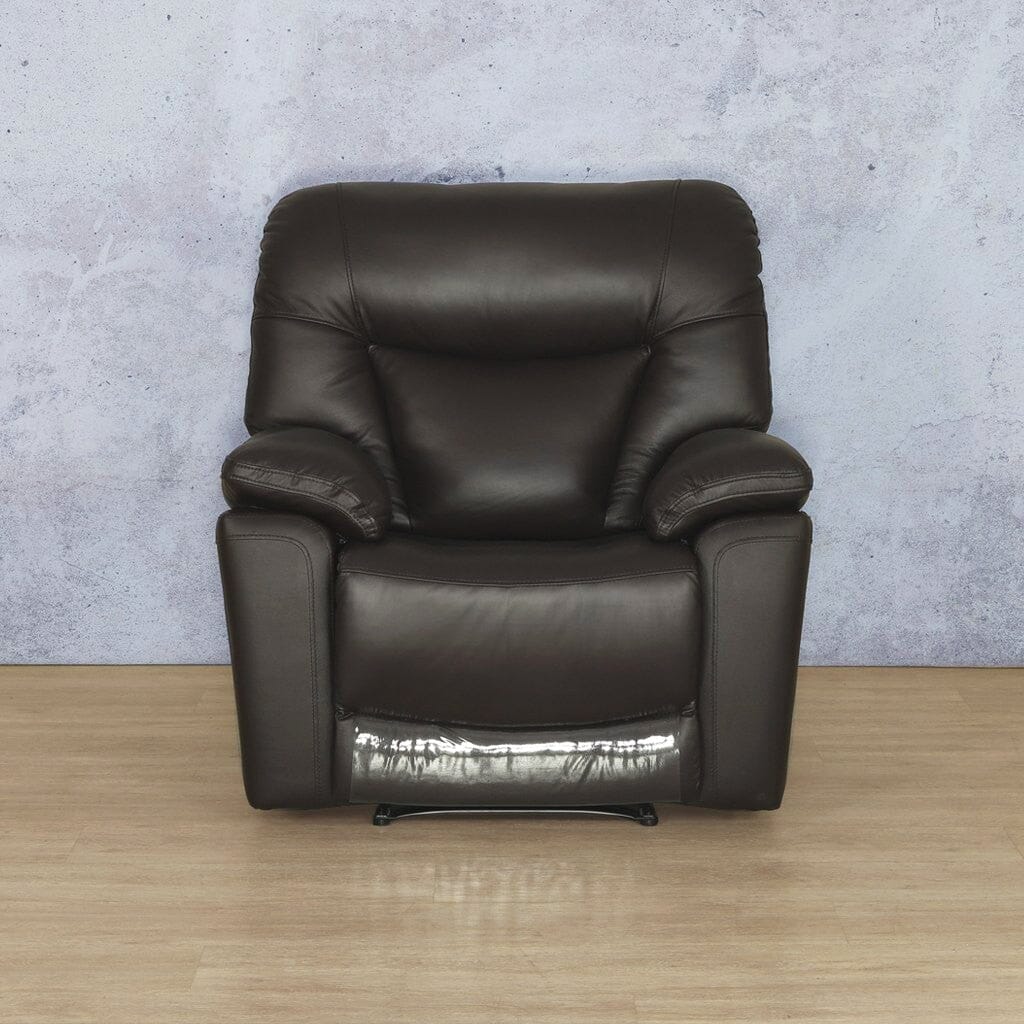 Elevate your living room with the Chester 1 seater leather recliner chair, a modern single recliner chair that combines luxury and practicality in a sleek design