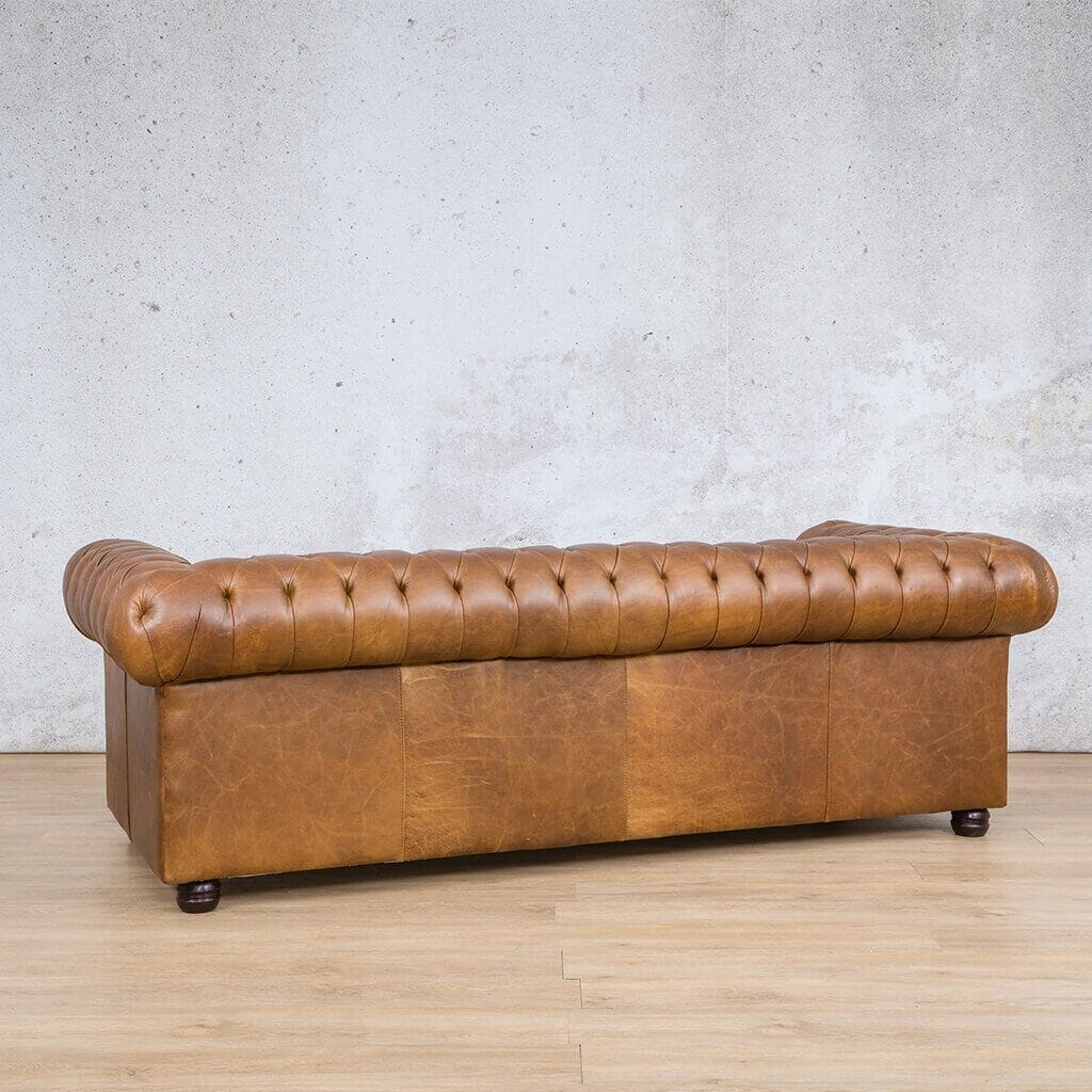 Chesterfield 3+2+1 Leather Sofa Suite Leather Sofa Leather Gallery Dark Regal Treacle 