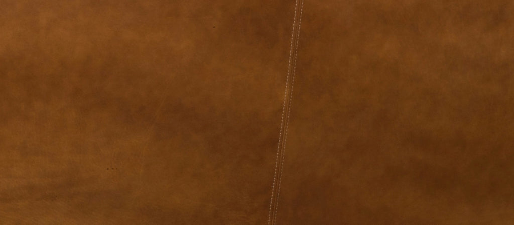 Detailed view emphasising the natural colour variations in high-quality leather