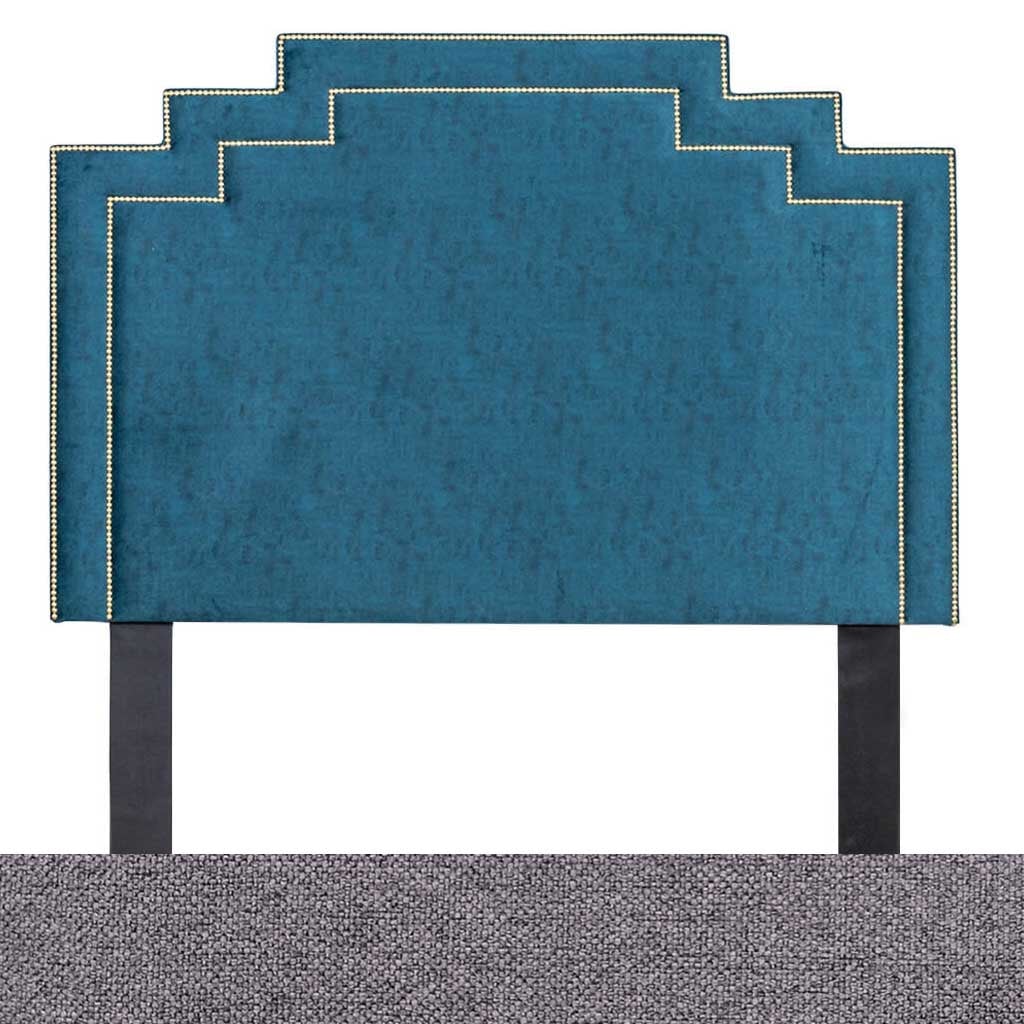 Silver Charm Fabric Sample | Crown Fabric Headboard | Headboards For Sale | Bedroom Headboard | Queen Bedroom Set Leather Gallery | Headboards | Modern Headboards | Queen Headboard