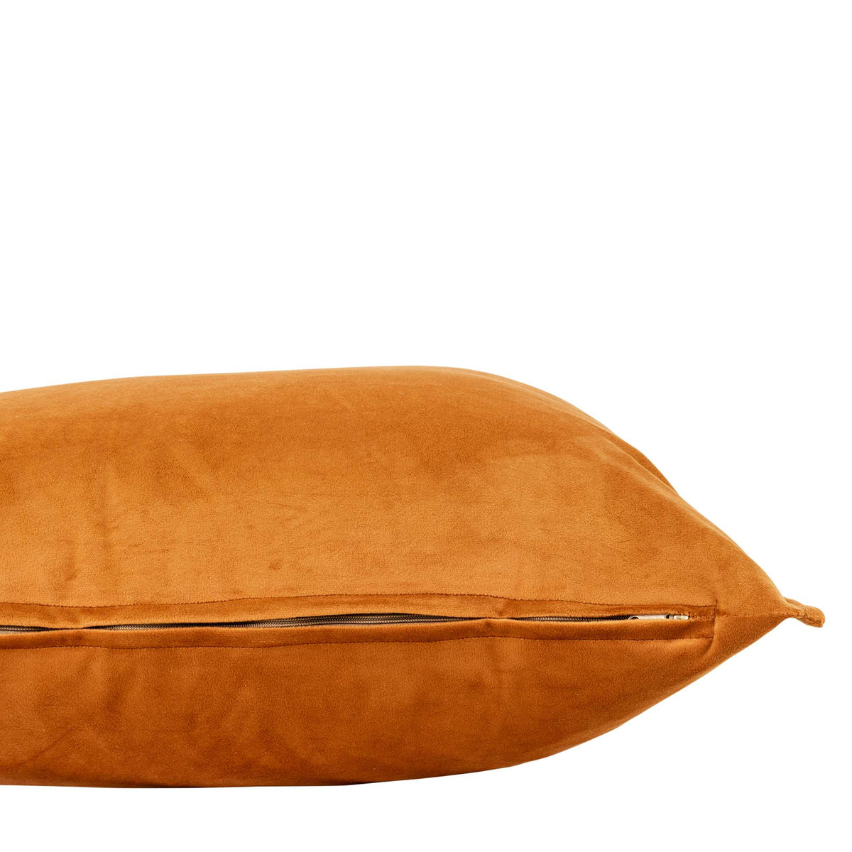 Fluxx Tobago Cushion side view; a tailored chair cushion featuring a discreet zipper.| Leather Gallery Home Decor - Cushions 