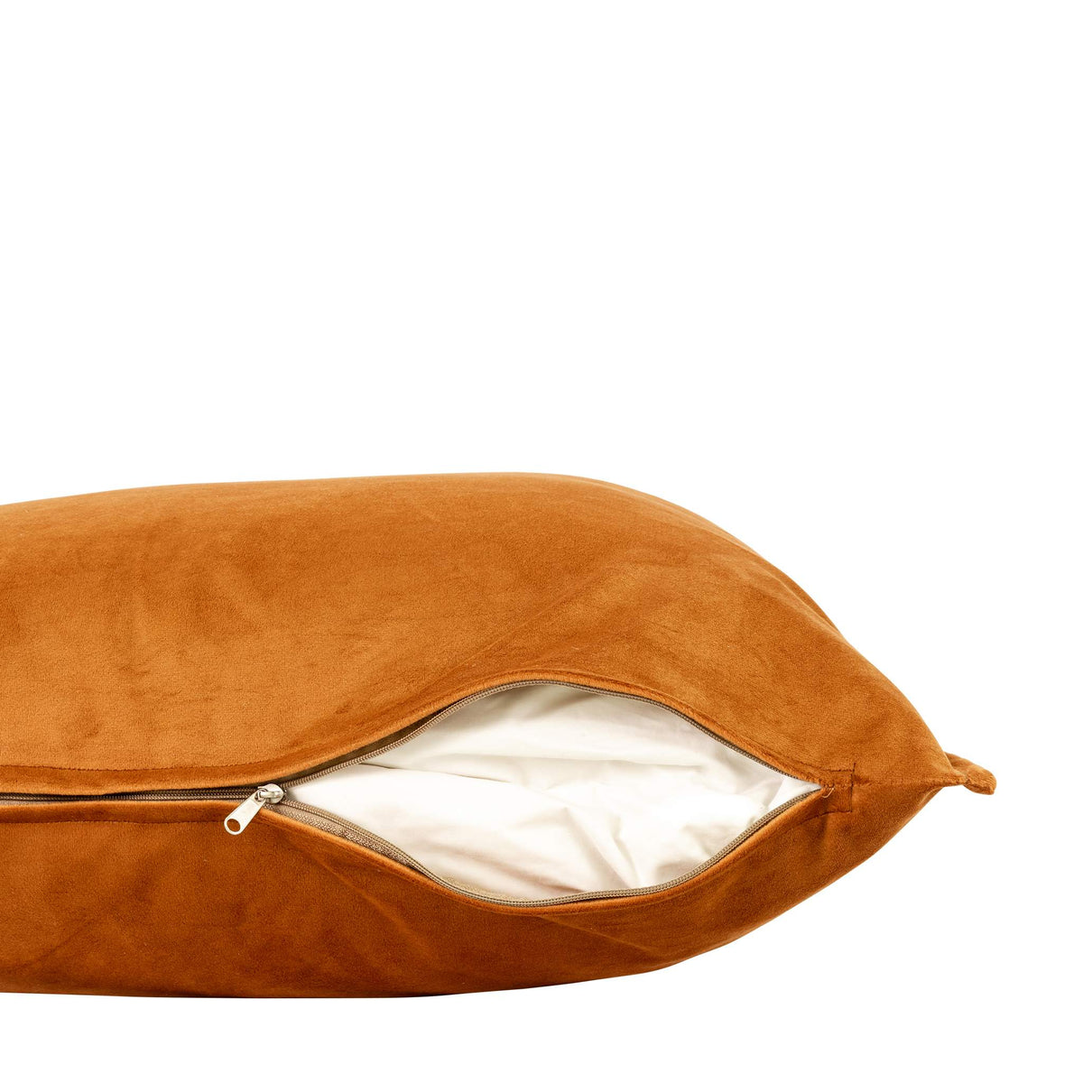 Fluxx Tobago Cushion detail; an adjustable cushion with a removable inner and zip closure. | Leather Gallery Home Decor - Cushions 