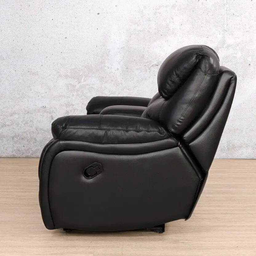 Delta 2 Seater Home Theatre Leather Recliner - Leather Recliner