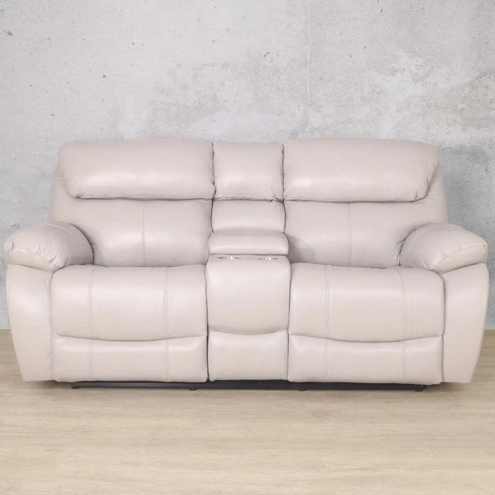 Delta 3 + 2 + 1 Leather Recliner Home Theatre Suite - Leather Recliner luxe grey