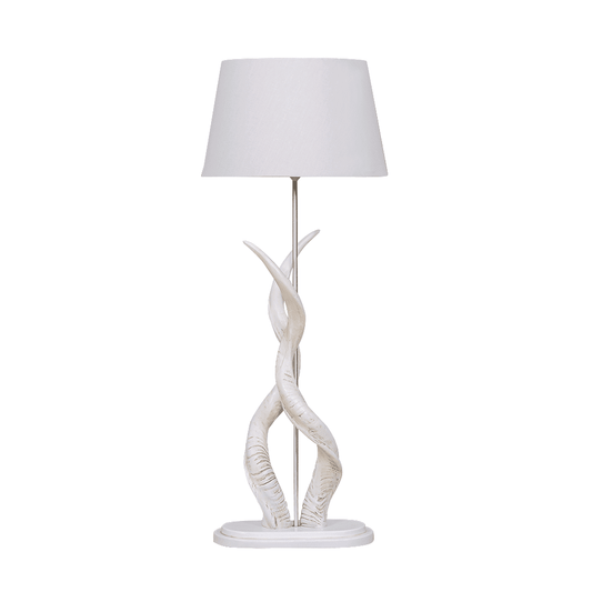 Double Kudu Horn Lamp + Shade Lamp Leather Gallery