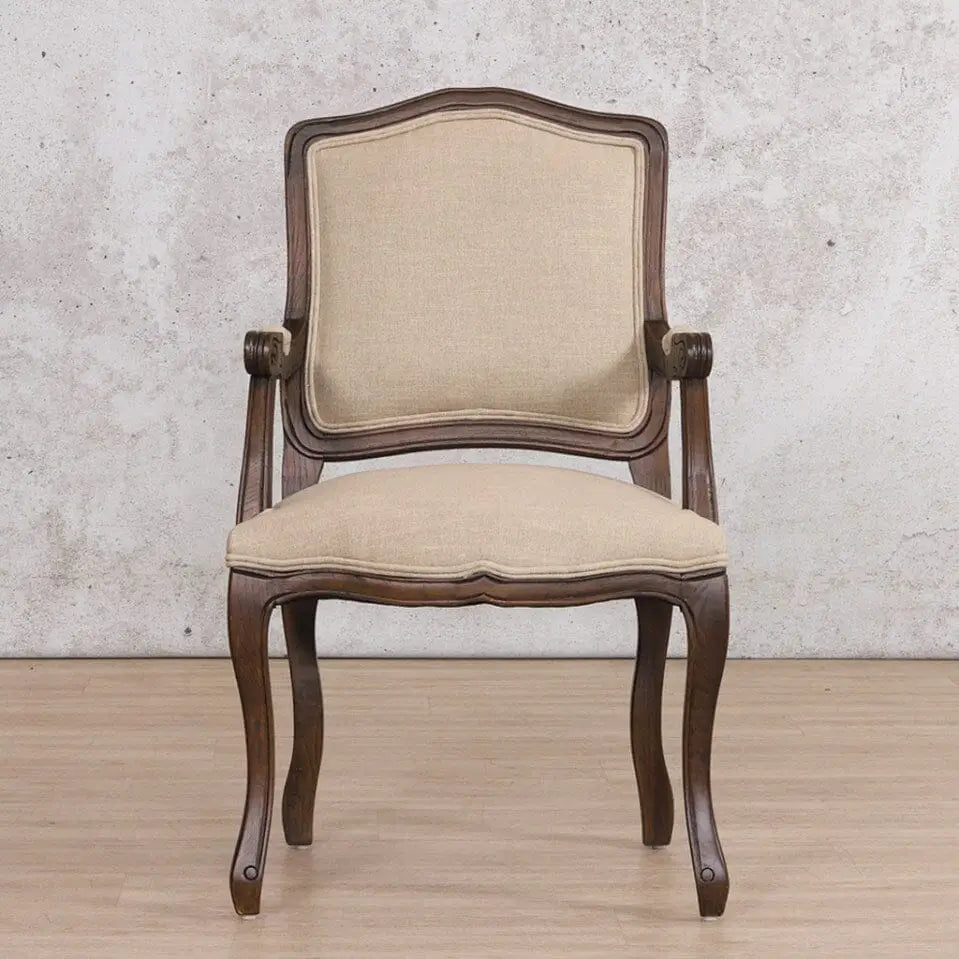 Duke Antique Chocolate Carver Dining Chair - Antique Chocolate - Dining Chair
