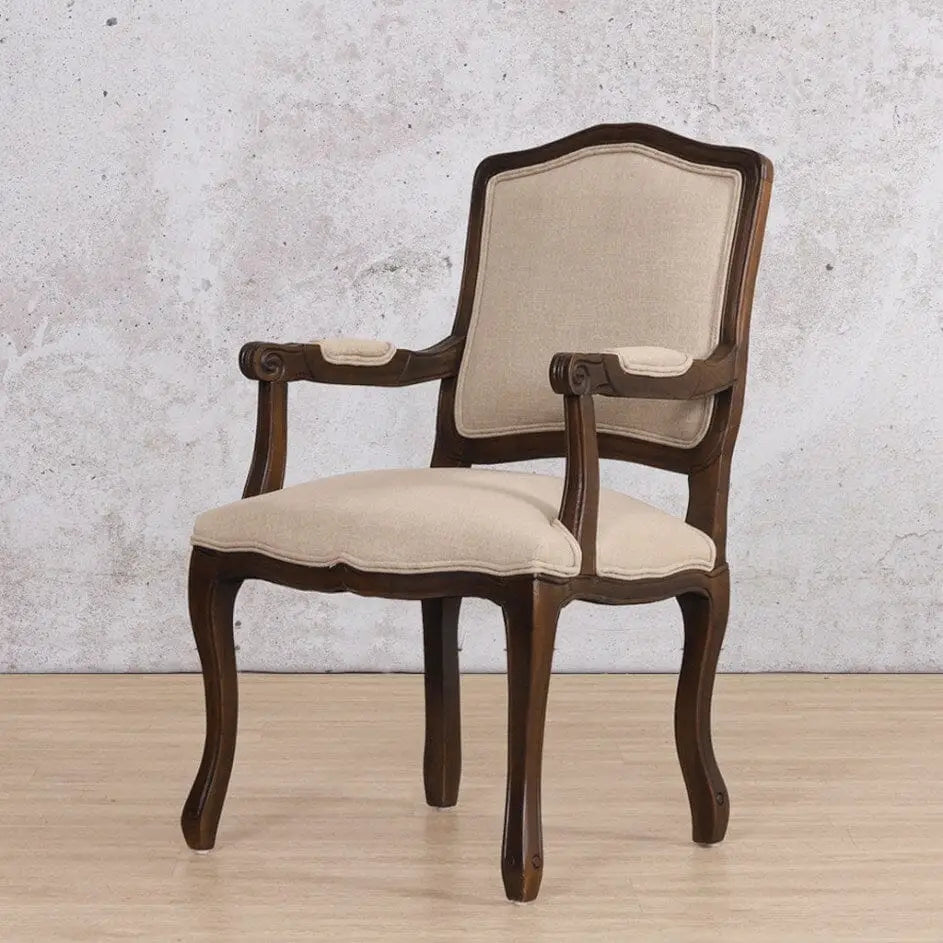 Duke Antique Chocolate Carver Dining Chair - Antique Chocolate - Dining Chair