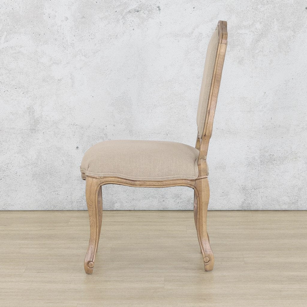 Duke Antique Natural Oak Dining Chair Dining Chair Leather Gallery