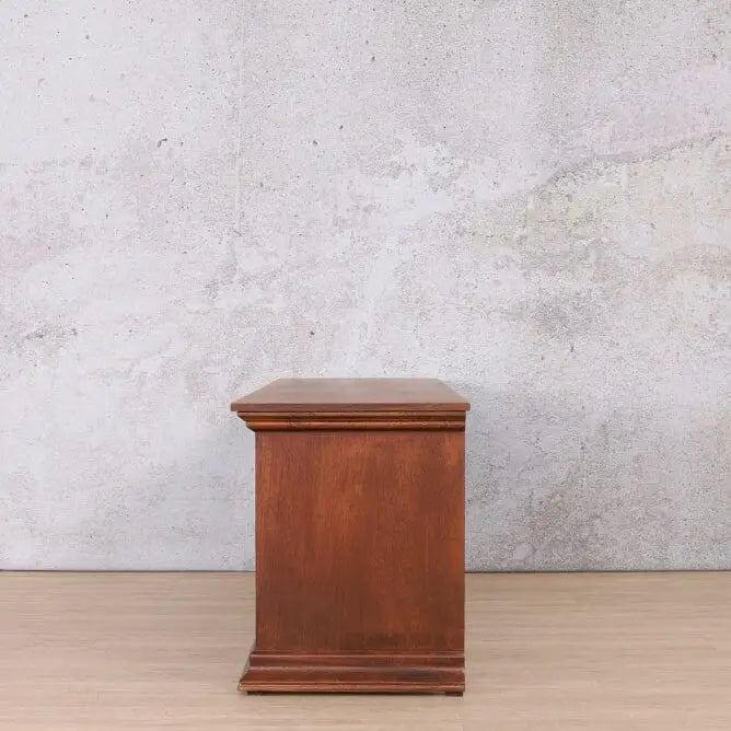 Dutch Saligna Walnut 1900 4 Door TV Unit - Walnut - Plasma Unit