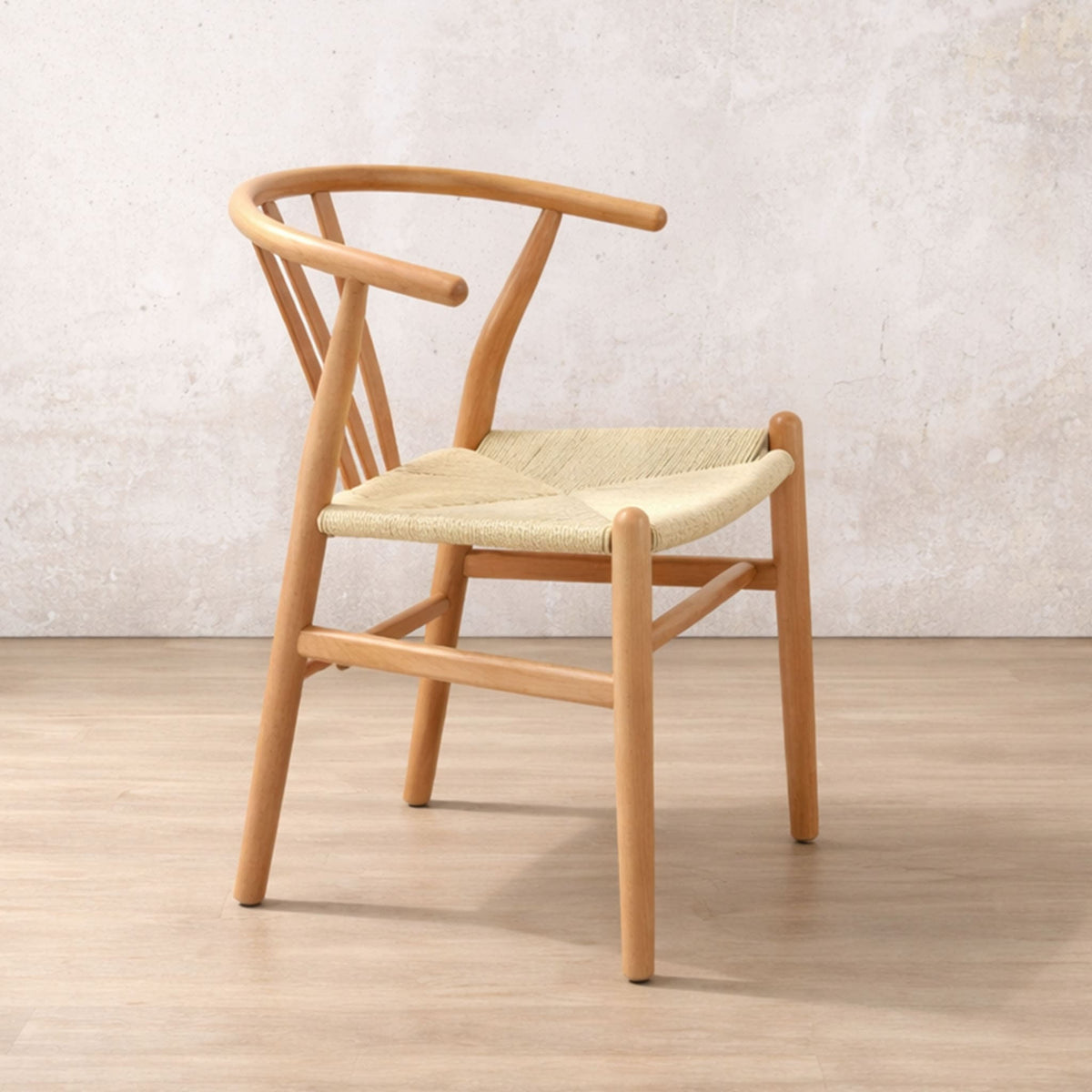 Elara Dining Chair - Leather Gallery - Natural 