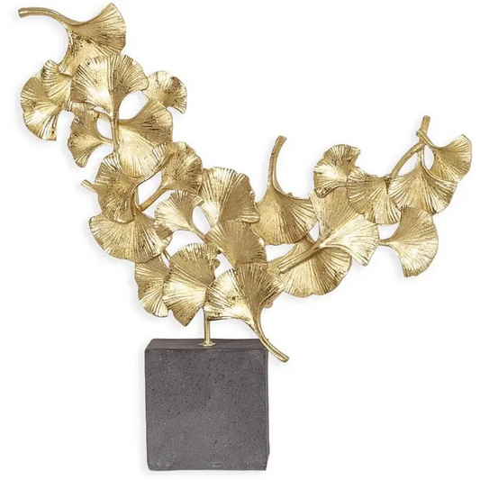 Elegant Ginkgo Sculpture - Ornament