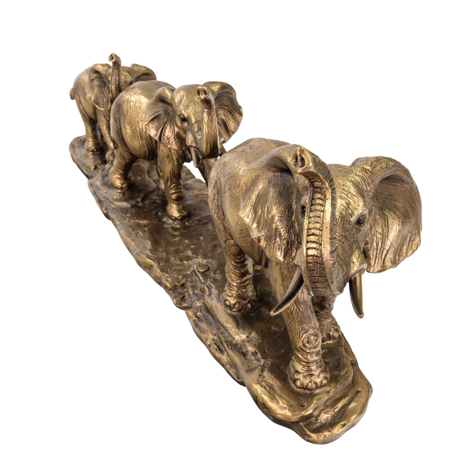 Elephant Family Statue - Ornament