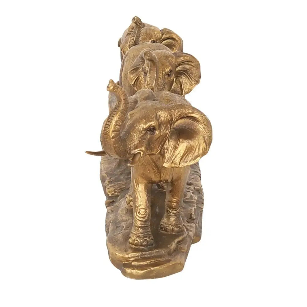 Elephant Family Statue - Ornament