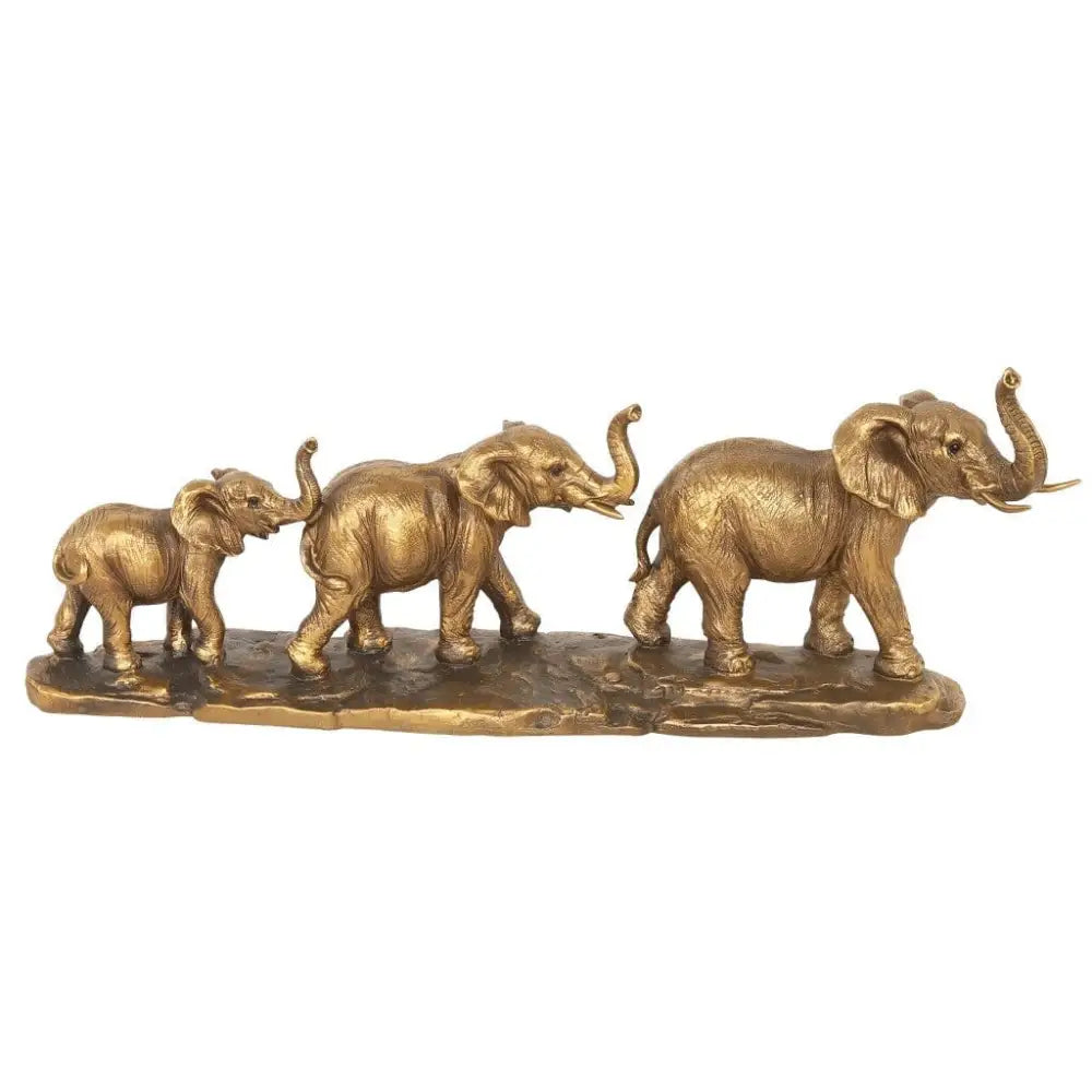 Elephant Family Statue - Ornament