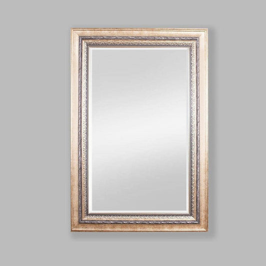 Elizabeth Antique Bevelled Mirror Gold - 1250 x 1850 Mirror Leather Gallery Beveled Gold 1250 x 1850