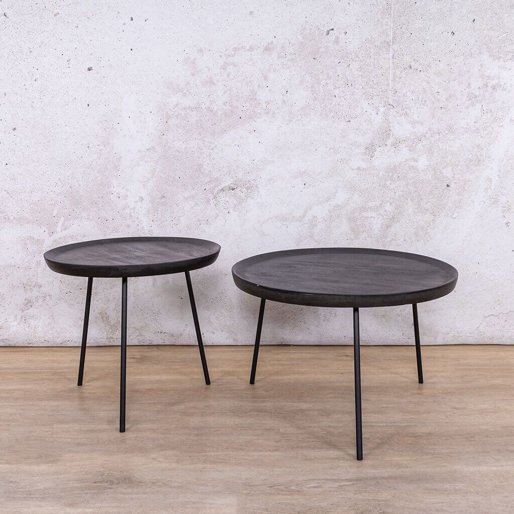 Emery Side Table Side Table Leather Gallery