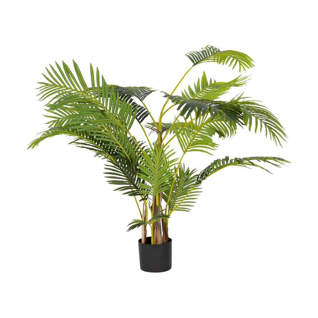 Faux Areca Plant Decor Leather Gallery Green POT - 14.5CM x H - 170CM x W - 92CM x L - 105CM