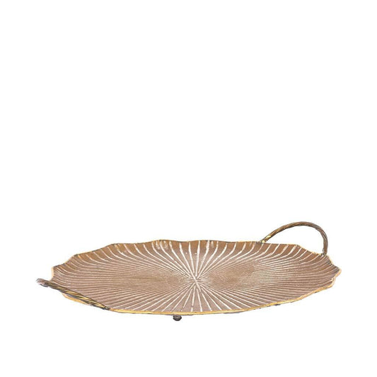 Faux Large Lotus Leaf Tray Trays Leather Gallery