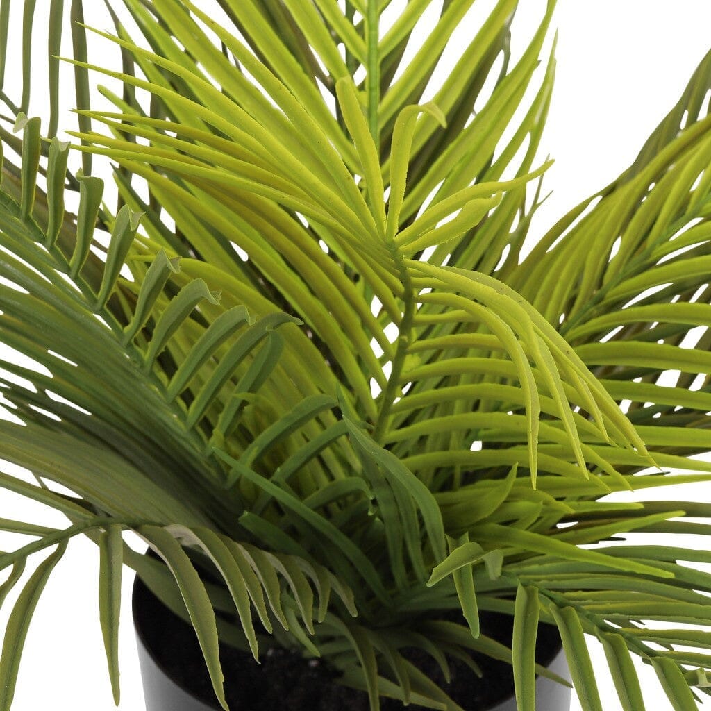 Faux Mini Palm Plant Decor Leather Gallery