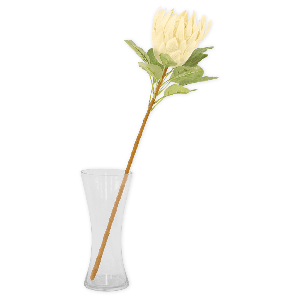 Faux Opalescent Stemmed Protea Decor Leather Gallery 