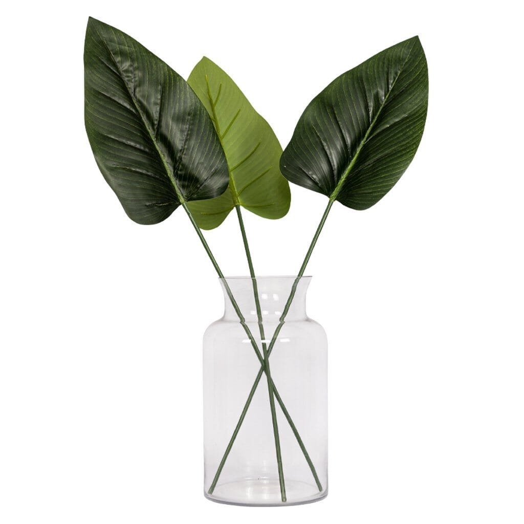 Faux Philodendron Decor Leather Gallery
