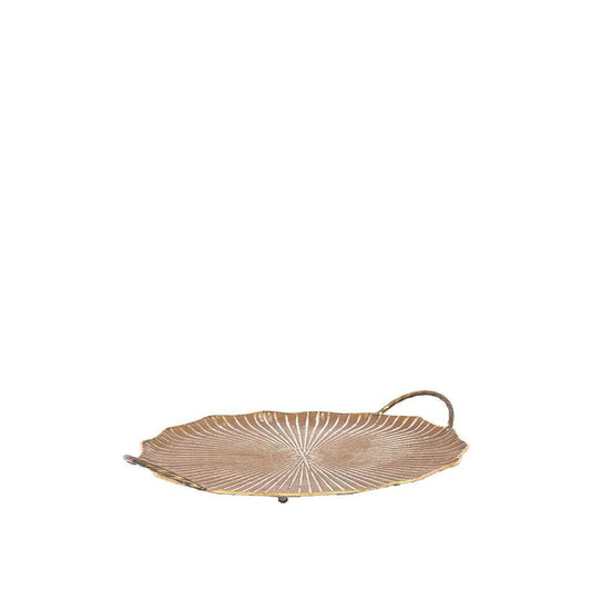 Faux Small Lotus Leaf Tray Trays Leather Gallery