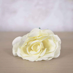 Faux Snow White Rose Decor Leather Gallery 