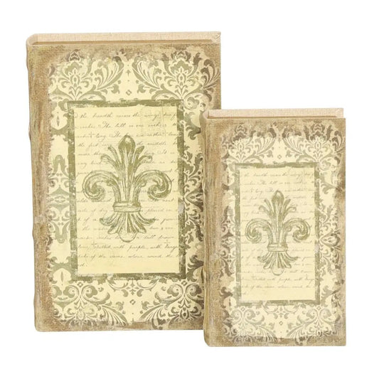 Fluer De Lys File Boxes Set of 2 - I - File Box