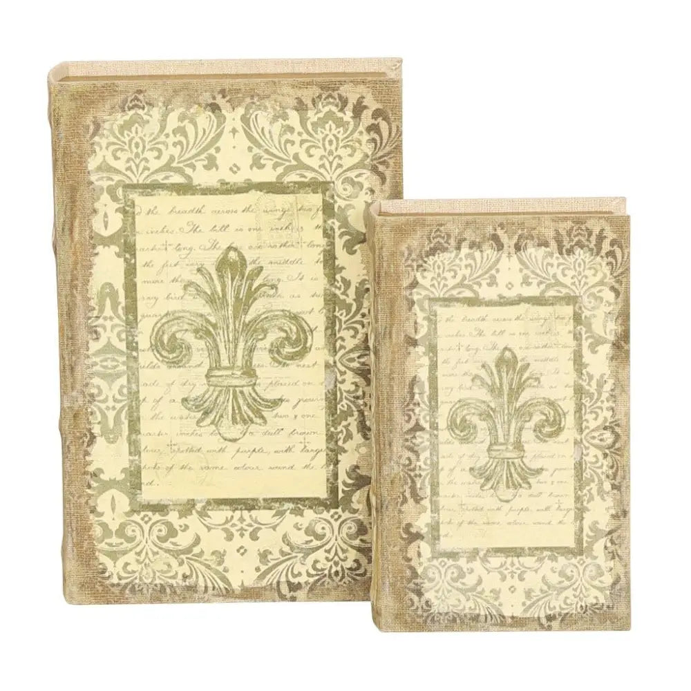 Fluer De Lys File Boxes Set of 2 - I - File Box