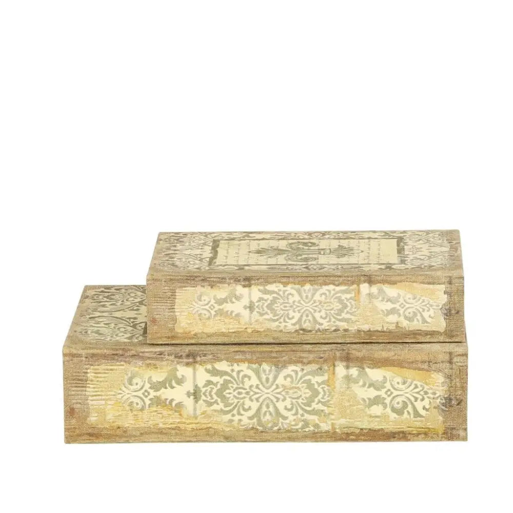 Fluer De Lys File Boxes Set of 2 - I - File Box