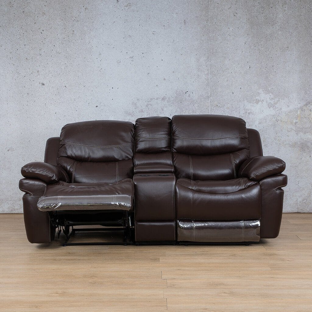 Geneva 2 Seater Home Theatre Leather Recliner Leather Recliner Leather Gallery choc