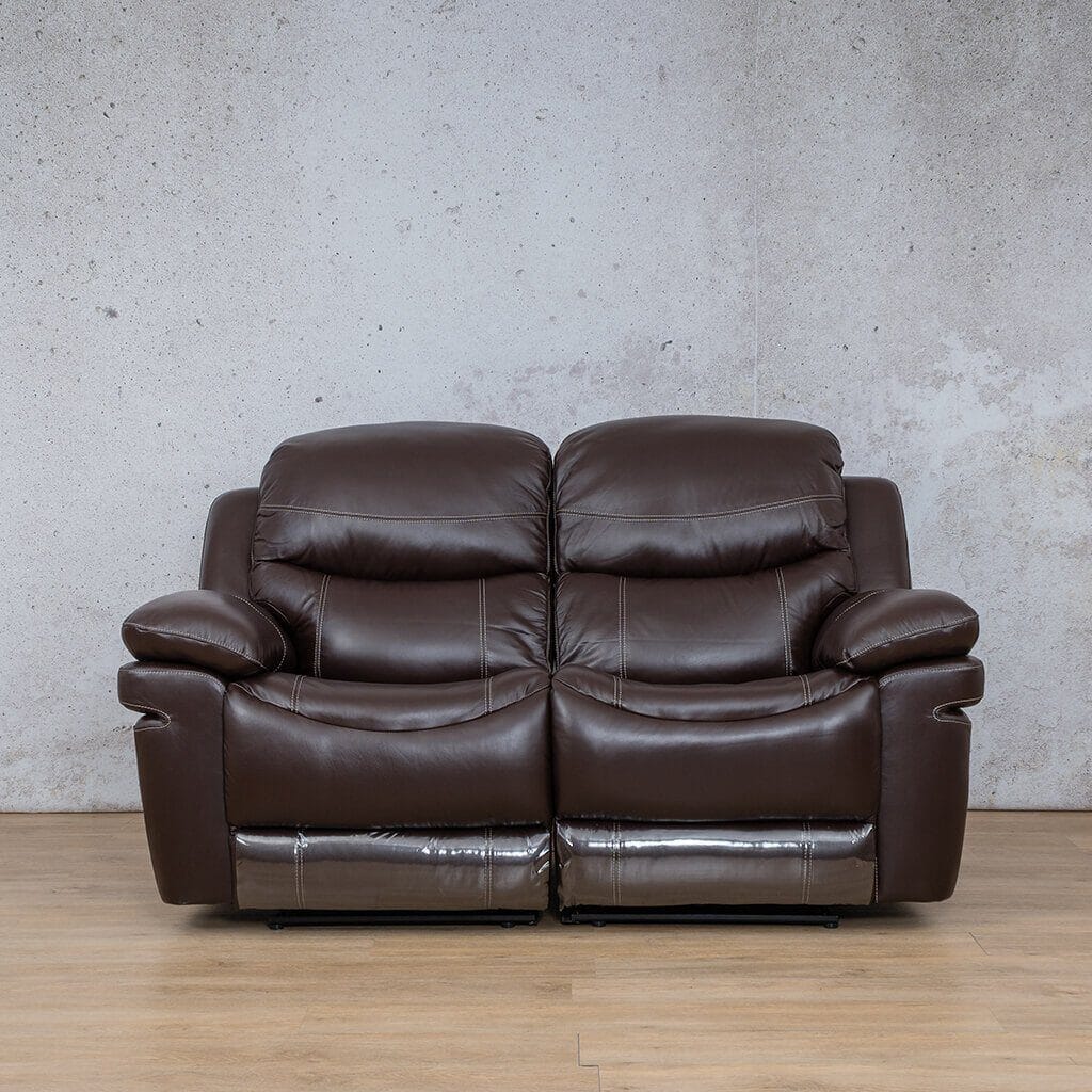 Geneva 3+2+1 Leather Recliner Suite Leather Recliner Leather Gallery choc