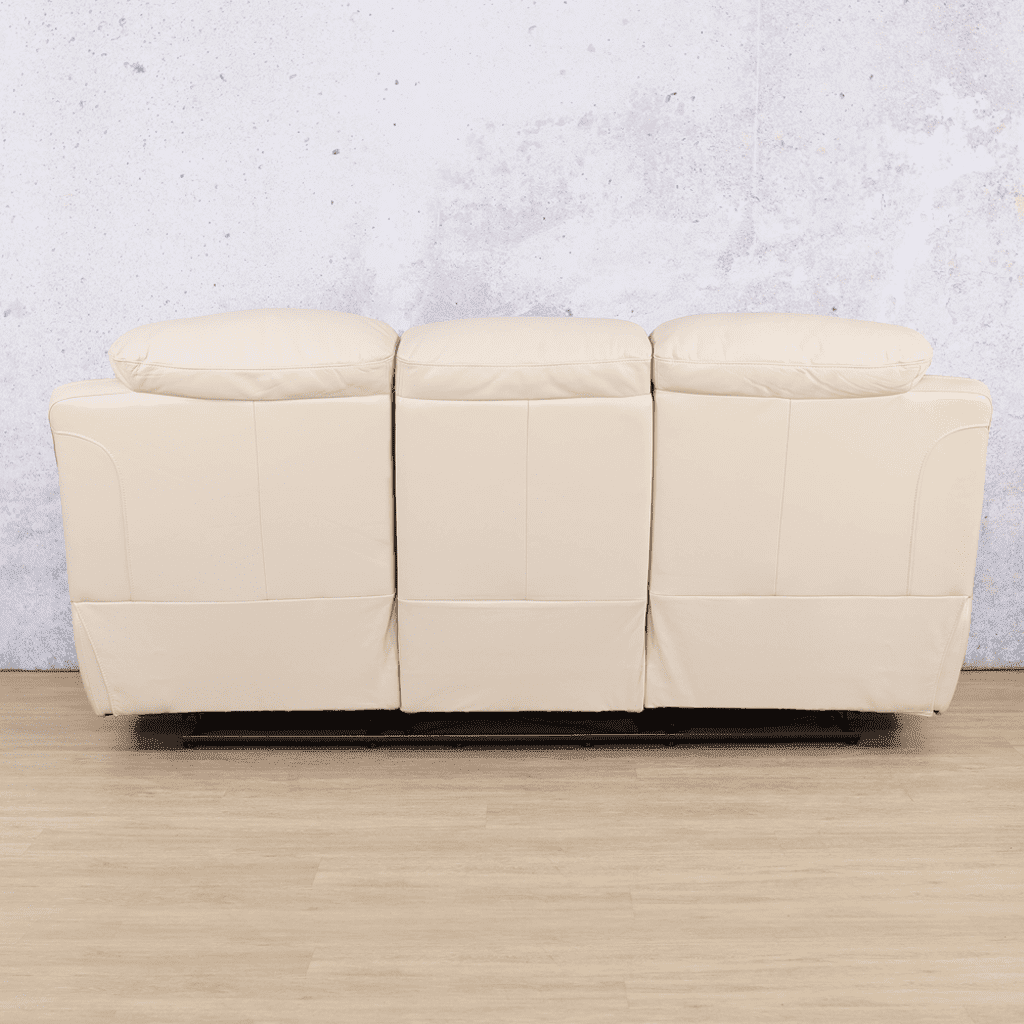 Geneva 3 Seater Leather Recliner Leather Recliner Leather Gallery Beige-G