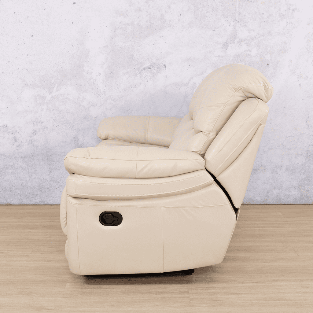 Geneva 3 Seater Leather Recliner Leather Recliner Leather Gallery Beige-G