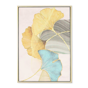 Ginkgo Leaves 1 Painting Leather Gallery 