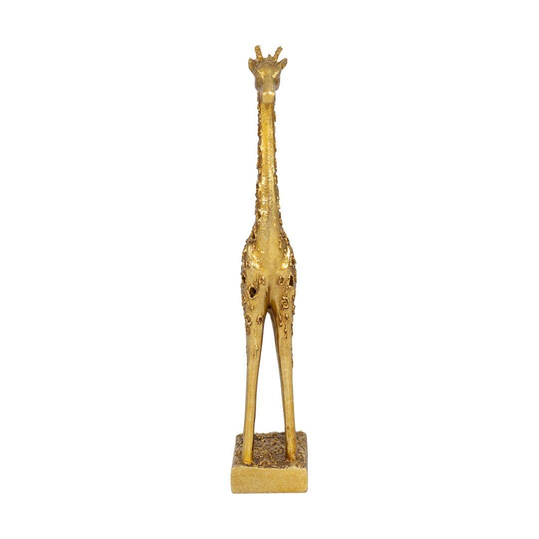Giraffe Ornament - Metallic Ornament Leather Gallery Gold 13 x 8 x 47