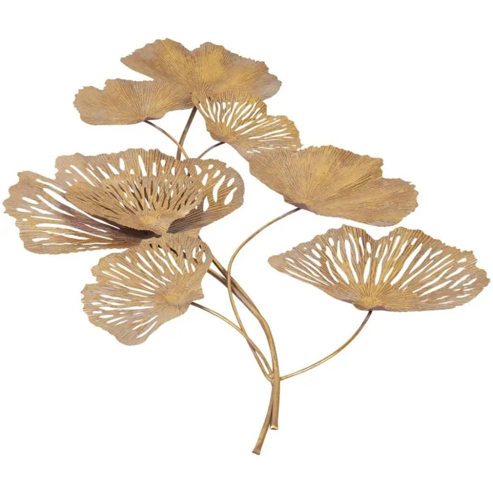 Gold Fan Wall Art - Wall Art