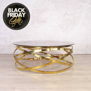 Crystal Coffee Table in Gold Coffee Table Leather Gallery CRYSTAL 