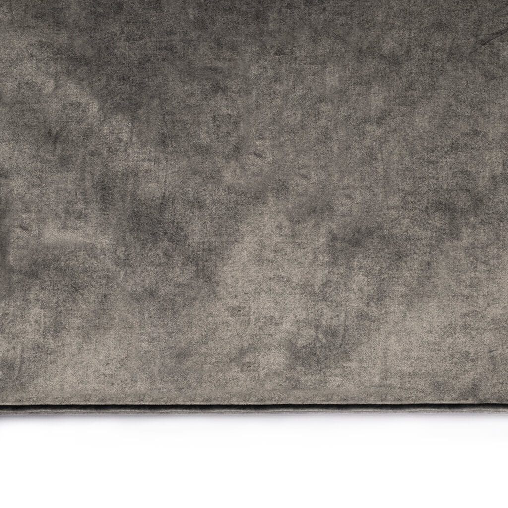 Harper Charcoal Grey & Morning Mist Fabric Throw Throw Leather Gallery