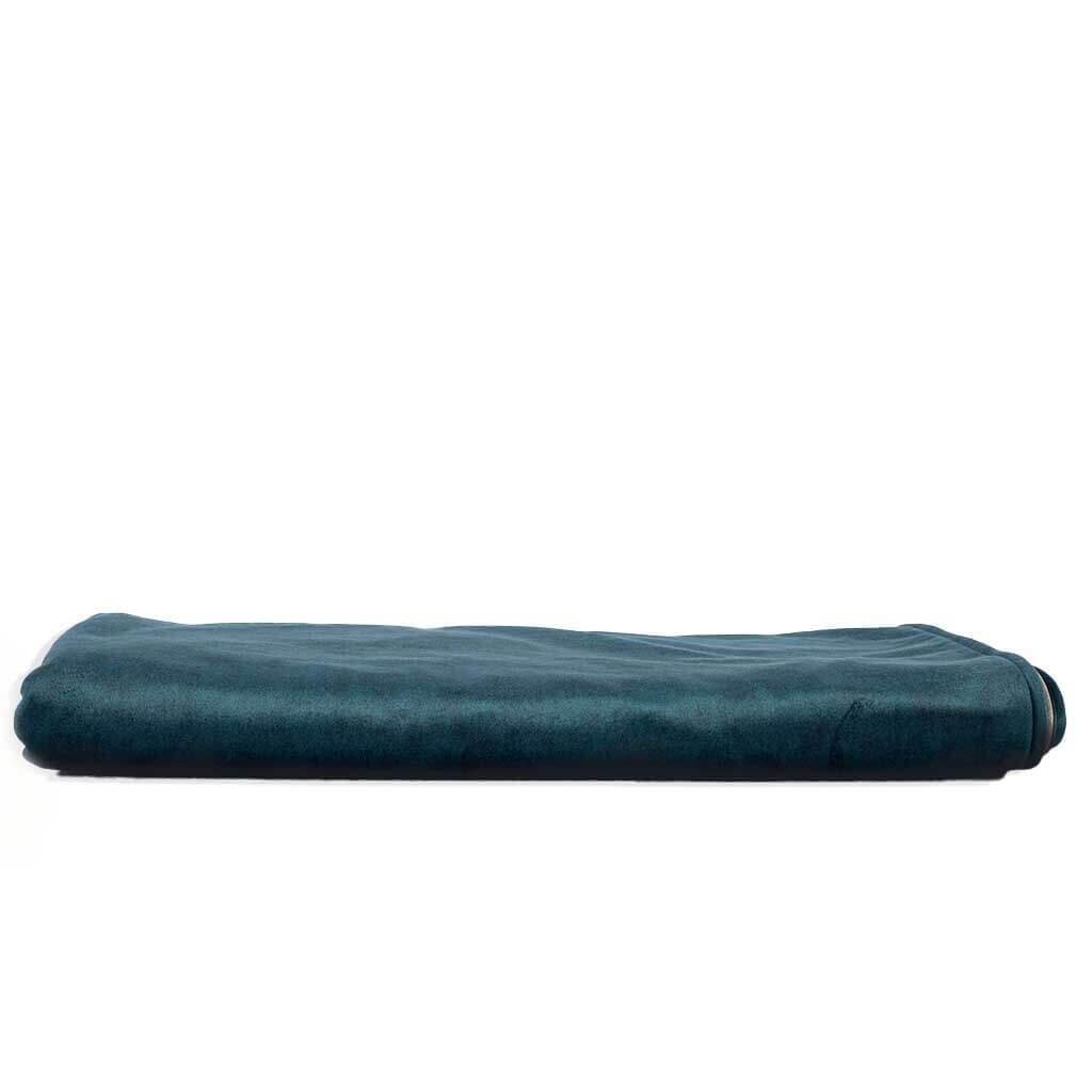 Harper Harbour Teal & Morning Mist Fabric Throw Throw Leather Gallery