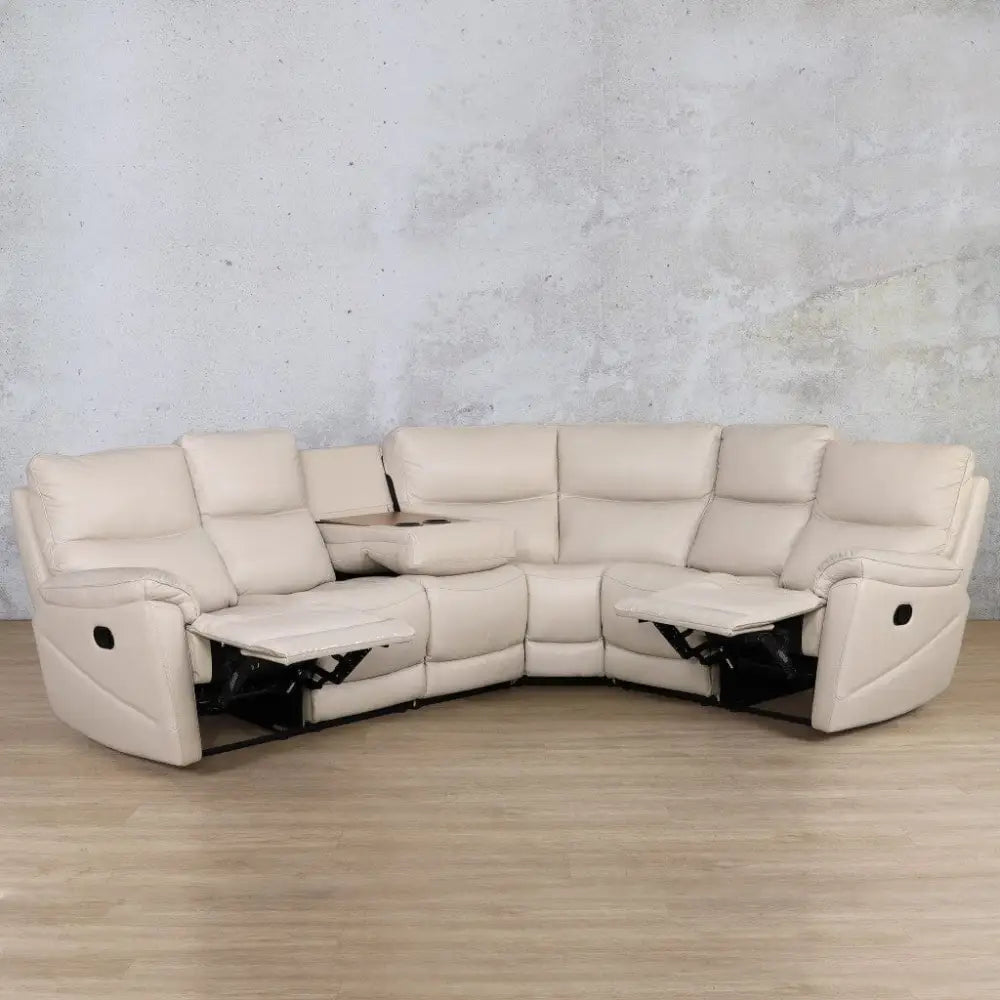Hilton Leather Corner Sofa - Available on Special Order Plan Only - Leather Sectional
